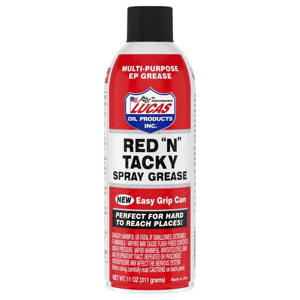 Lucas Oil Products Red ""N"" Tacky Multi-Purpose Grease 11 oz 11025